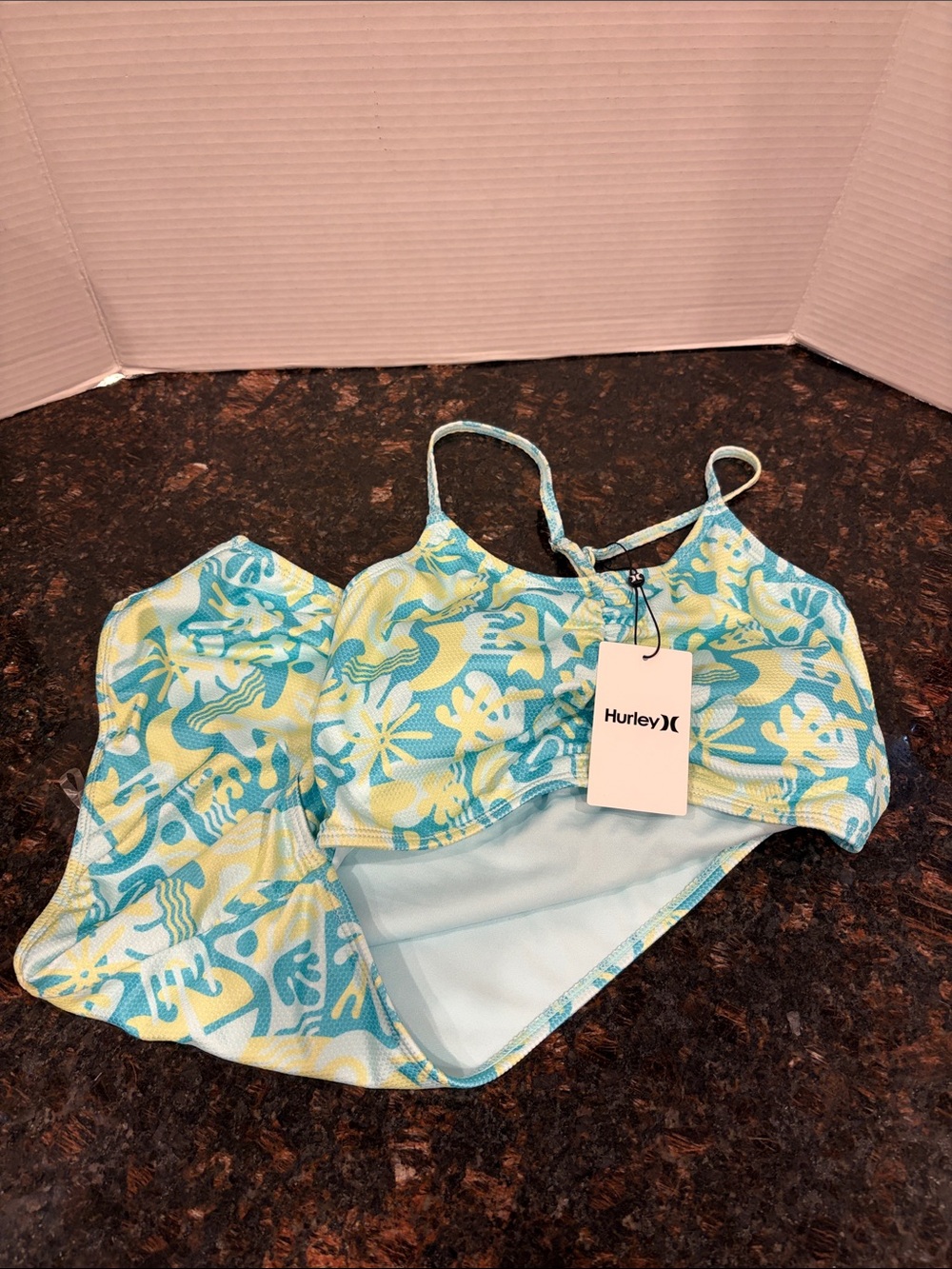 Hurley Girl's Cutout One Piece Swimsuit Size 16